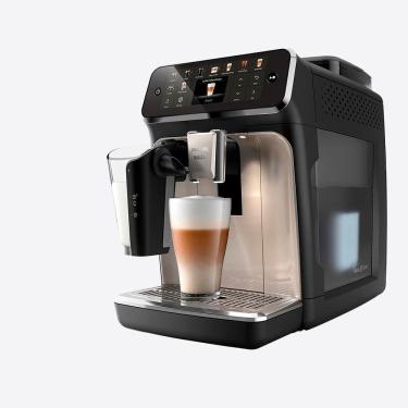 Imagem de Cafeteira Espresso Lattego 5500 Ep5547 1400w Philips Walita Preto E Prata 110V