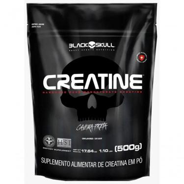 Imagem de Creatina Caveira Preta Black Skull Refil 500g - Sem Sabor