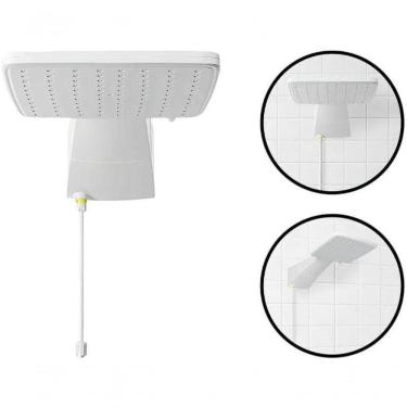 Imagem de Chuveiro Ducha Quadratta Zagonel Branco 7700W 220V