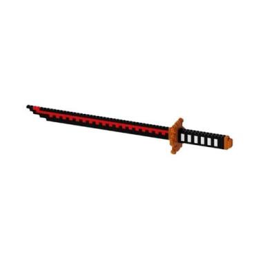 Imagem de Espada Samurai, Lâmina Ninja, Katana, 480 Peças De Blocos De Montar, B