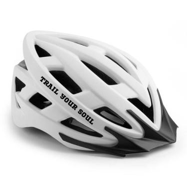 Imagem de Capacete de Ciclismo Trail Your Soul, Branco, Único