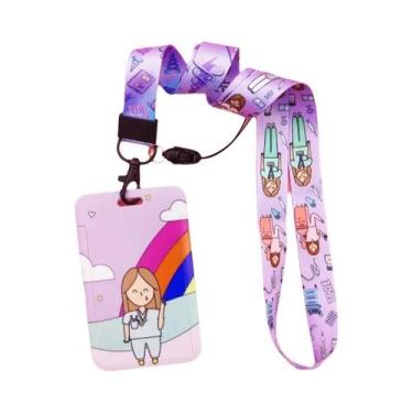 Imagem de Porta-Crachá De Identificação Para Enfermeiros E Médicos Com Cordão Pa