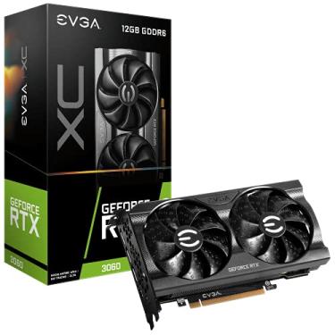 Imagem de PLACA DE VIDEO EVGA GEFORCE RTX 3060 XC GAMING GDDR6 12GB/192Bits PCI-E 4.0 3DP 12G-P5-3657-KR, Preta