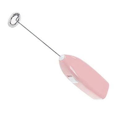 Imagem de GLOGLOW Misturador de Ferramentas para Ovos, Alimentado por Bateria, Plástico e Metal, Design Compacto para café e Leite, 8,0 X 1,4 Polegadas, Uso Doméstico e Hoteleiro Elétrico Sem Fio Nan (Rosa)