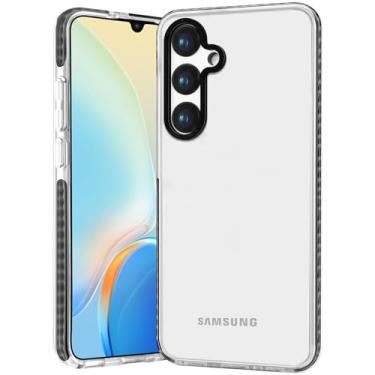 Imagem de Capa de celular transparente para Samsung Galaxy A15, não amarela, à prova de choque, com proteção contra quedas para Samsung A15, fina e protetora