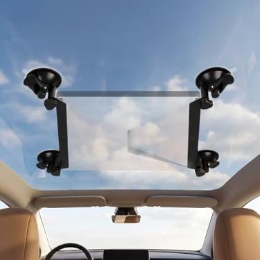 Imagem de Mini suporte Starlink, kit de montagem com ventosa Starlink para janelas de carro e tetos solares, forte sucção para sinal estável em trailers, barcos, viagens rodoviárias, mini acessórios Starlink