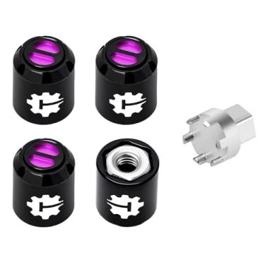 Imagem de TCRC 4PCS Aluminum M2.5 Wheels Center Caps Lock Nuts for 1/18 RC Crawler Car Traxxas TRX4M Redcat Ascent-18 HPI Venture18 Upgrade