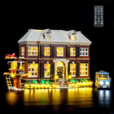 Imagem de VONADO Led Light Kit for Lego Home Alone Exclusive 21330 Building Set (No Model), Led Decoration Lighting Set for Lego Ideas 21330 Collectible Building Blocks Model (Remote Control Edition)
