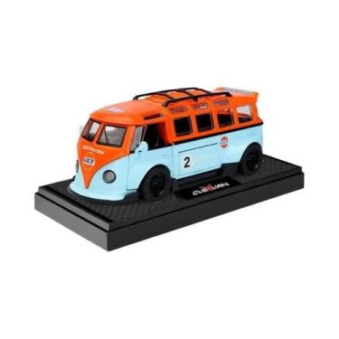 Imagem de Modelo De Ônibus T1 1:32 Para Meninos, Veículo De Brinquedo Em Metal C