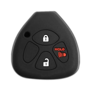 Imagem de Capa protetora de borracha KeyGuardz para chave de carro sem chave para Toyota Corolla 4Runner Yaris Scion Tc