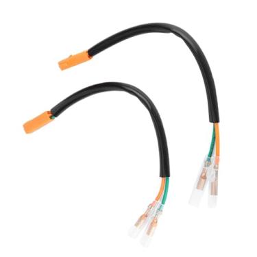Imagem de Generic Plugue Adaptador de Fiação de Sinal de Giro de Motocicleta Ajuste Prático para Z125 Z250 Z300 Z650 Z900, Instalação Plug and Play para Piscas de Reposição, Plugue de Fio de Sinal de Giro de