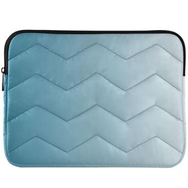 Imagem de Capa para notebook azul gradiente capa protetora de cor brilhante para laptop universal 14 capa para laptop 13 polegadas