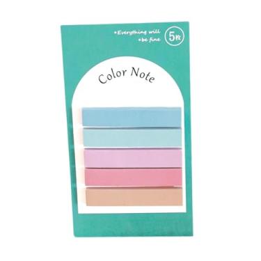 Imagem de MotiveTech Etiquetas adesivas para índice, papel adesivo para anotações manuscritas, etiquetas para páginas de notas para revistas e agendas, Ciano