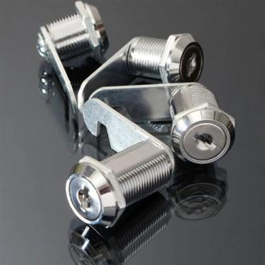 Imagem de Fechadura de came, armário de porta, caixa de correio, gaveta, armário, 2 chaves, ferramentas de armário, caixa de bloqueio 1 peça (16 mm)