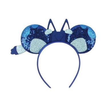 Imagem de Tiara De Glitter Minnie Mouse Para Meninas Com Laço De Lantejoulas Ace