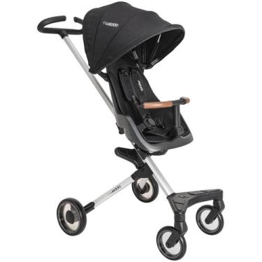 Imagem de Carrinho de Bebe para Passeio Compacto Kiddo Spider Preto