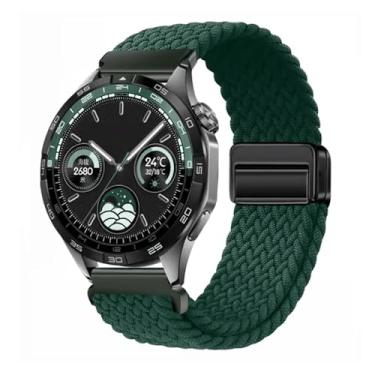 Imagem de VELORE Pulseira respirável de nylon de 22 mm e 20 mm para Huawei Watch GT4/Pro 46 mm/GT3/GT2 2e para Samsung Watch 6/5/4/3/Gear S3, For other 20mm, Ágata