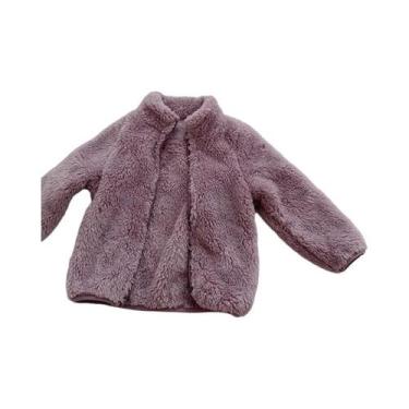 Imagem de Jaquetas De Fleece Quentes Para Crianças, Roupas Exteriores De Outono 