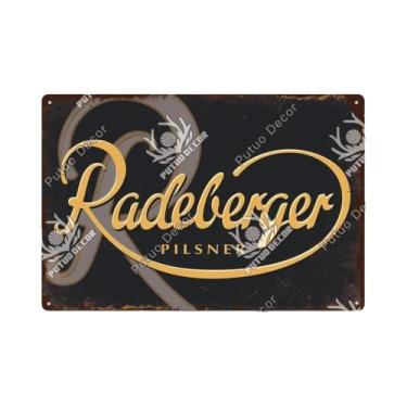 Imagem de Placa De Metal Vintage Da Marca De Cerveja Alemã Para Decoração De Bar