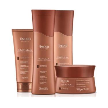 Imagem de Kit Shampoo, Condicionador, Máscara e Leave-in Expertise Marula - Amen