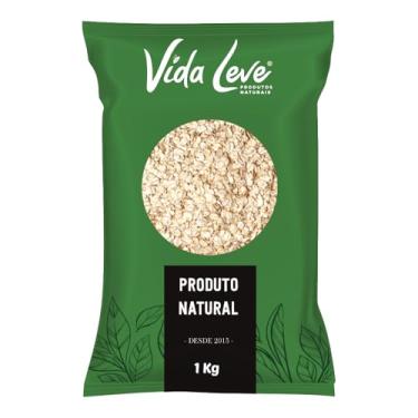 Imagem de Aveia em Flocos, Natural, 1kg, Rica em Fibras e Vitaminas Vida Leve