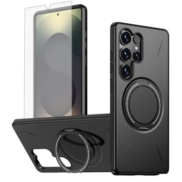 Imagem de Asuwish Capa de telefone compatível com S24 Ultra KP US preta