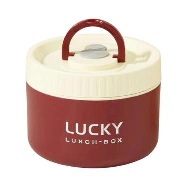 Imagem de Lancheira Infantil De Aço Inoxidável Isolada À Prova De Vazamentos Par