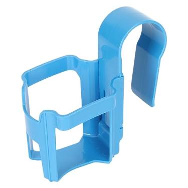 Imagem de Suporte para copos à beira da piscina ABS flexível e durável Suporte para bebidas de piscina para piscinas acima do solo Resistente e leve com clipe multiuso para garrafas,