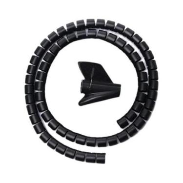 Imagem de Organizador De Cabos Flexível Para Mesa, Enrolador De Fios Para Escrit