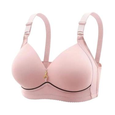 Imagem de Sutiã De Maternidade plus Size Respirável Com Bojo Franzido, Sem Aro, 