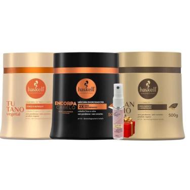 Imagem de Kit Cronograma Cabelos Finos e Ralos Tutano + Encorpa + Mandioca 500ml