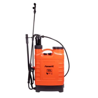 Imagem de Pulverizador Costal Famastil 12 Litros Manual com 4 Bicos para Jardina