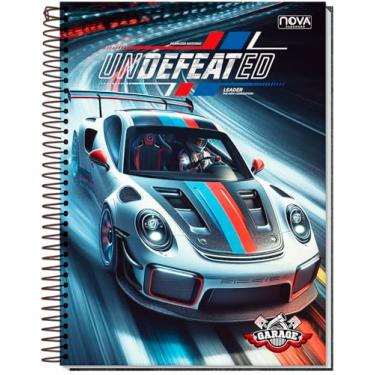 Imagem de CADERNO UNIVERSITÁRIO C/D ESPIRAL GARAGE 15 MATÉRIA 240 FLS GOFRADO