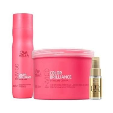 Imagem de Kit Wella Professionals Invigo Color Brilliance - Shampoo e Máscara e Óleo Capilar-Unissex