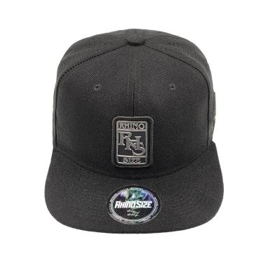 Imagem de Boné Snapback Dark Aba Reta Preto Rhs-179 Rhino Size-Masculino