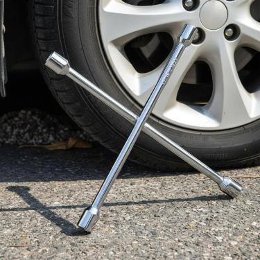 Imagem de Chave De Roda Tipo Cruz 17-19Mm 21-23Mm 4 Bocas