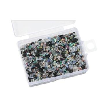 Imagem de Cristais De Vidro Mistos E Pedras Trituradas 50g Para Resina Epóxi, En