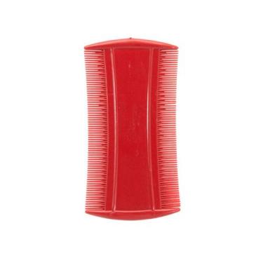 Imagem de Pente Fino Para Piolhos e Lêndeas  Pende de Plástico Safira, VERMELHO