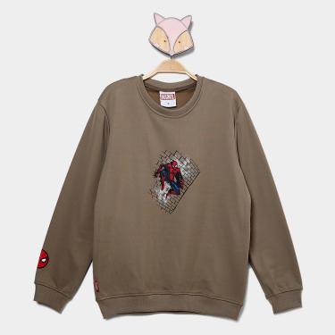 Imagem de Moletom Infantil Mooncity Homem Aranha Menino-Masculino