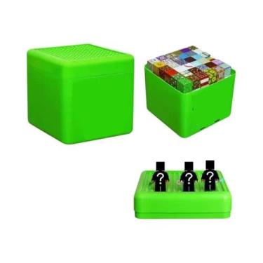 Imagem de Conjunto De Blocos Magnéticos Para Crianças Com Balde De Armazenamento