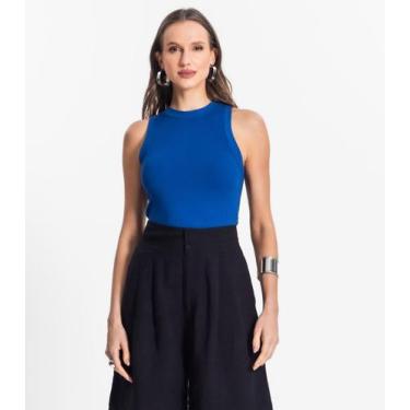 Imagem de Regata Feminina em Ribana Endless Azul, GG, Azul