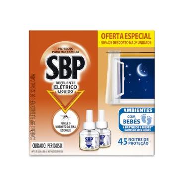 Imagem de SBP Repelente Elétrico Líquido 45 Noites 50% 2ª Unidade 35Ml
