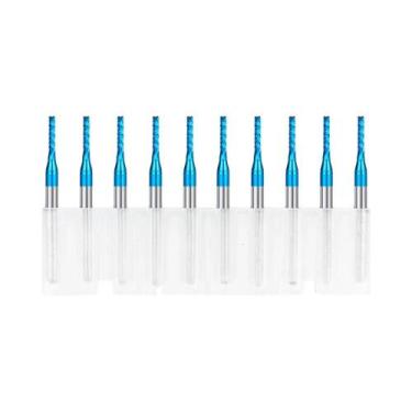 Imagem de Conjunto De Fresas De Carboneto Para PCB 10 Peças, Haste De 3.175mm, F
