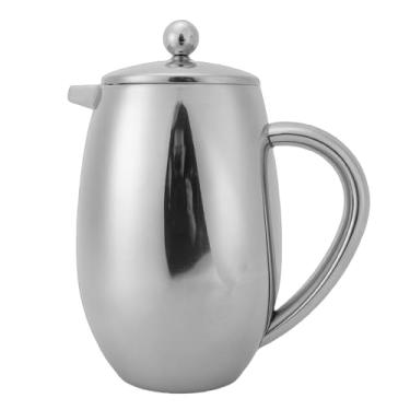 Imagem de Depisuta Máquina de café Francesa, Prensa de café Térmica Isolada de Parede Dupla de Aço Inoxidável 600ml Com Filtro de Malha Fina Bule de chá Inquebrável e Manter Quente para Casa