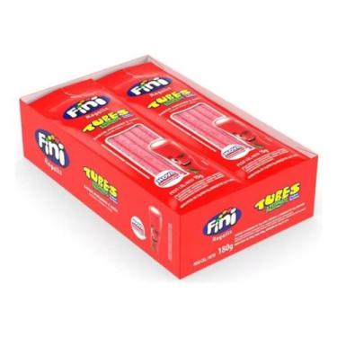 Imagem de Bala Fini Tubes Regaliz Diversos 15g C/ 12 Unidades - 180g, 1 Caixa co