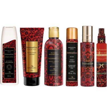 Imagem de Hidratante Óleo Perfume Calcinha Desodorante Kit Sensualize