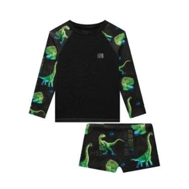 Imagem de Conjunto Infantil Menino com Proteção UV 50+  Dino Luc.boo-Masculino