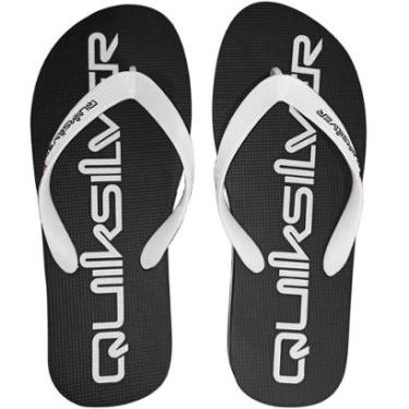 Imagem de Chinelo Quiksilver Molokai New Omini Preto e Branco-Unissex