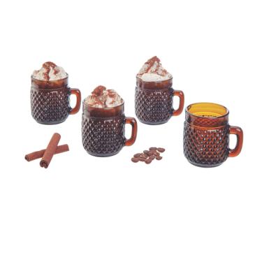 Imagem de Conjunto de 4 Xícaras Barroco Ambar 65ml ( 39077 )