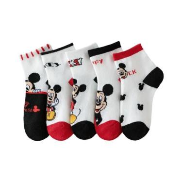 Imagem de Meias De Malha Para Meninos E Meninas, 5 Pares, Absorventes De Suor, C